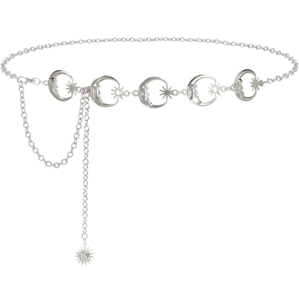Moon & Star Chain Belt